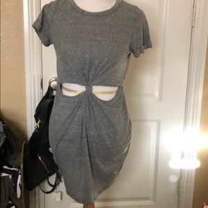 Cutout Knot Front Dress
